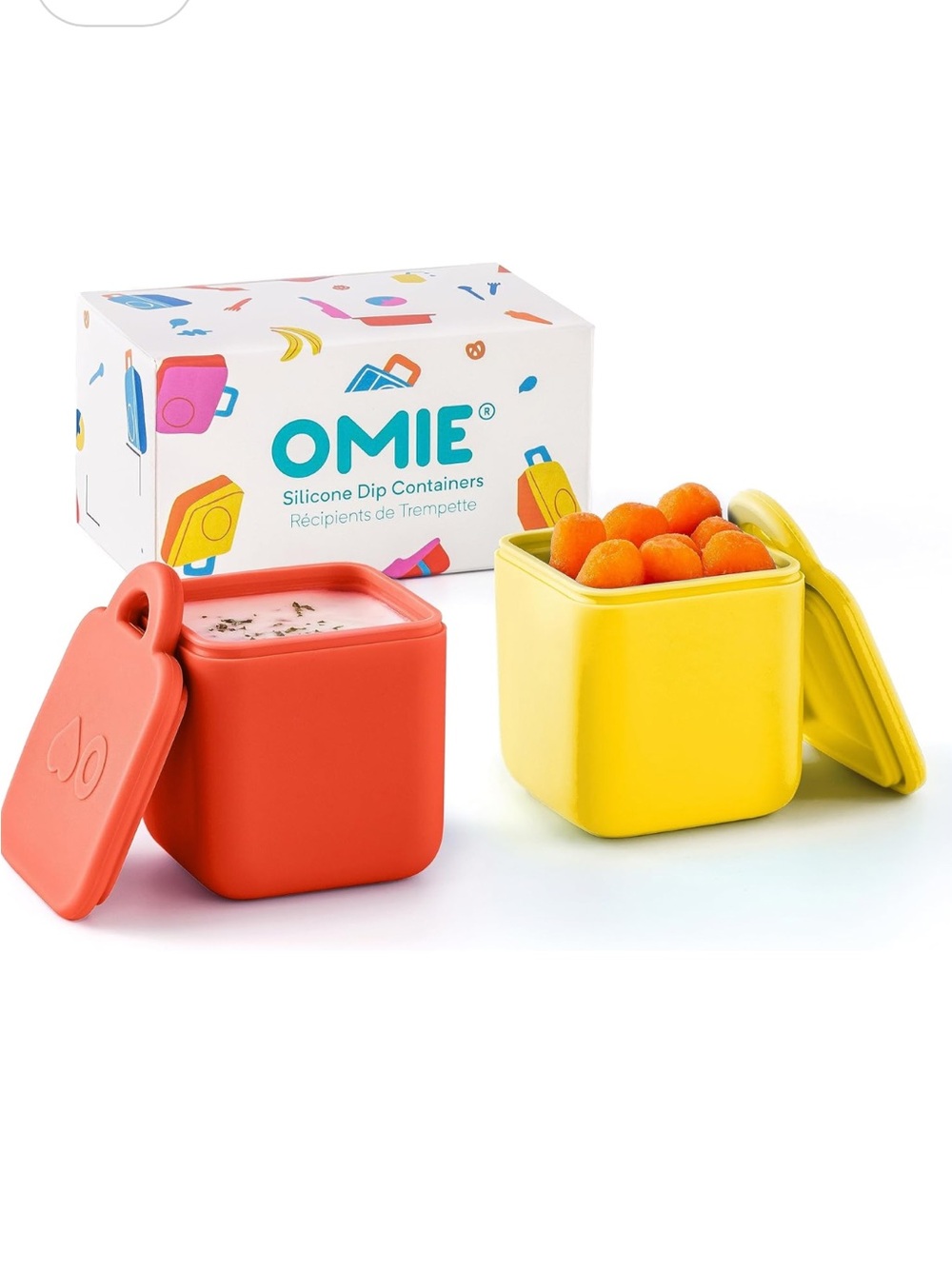 OMIE Silicone Dip Containers - PLEASE SEE SECOND PIC FOR ACTUAL COLORS